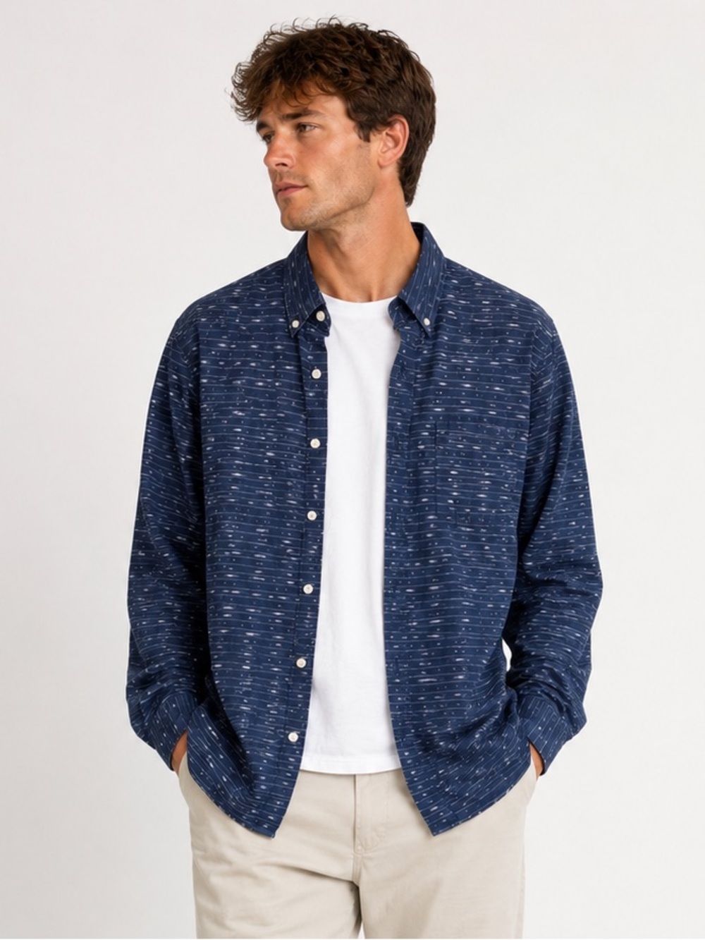 J.Crew Button Down | Old Money Coastal Grandfather Weekend Shirt Size XL